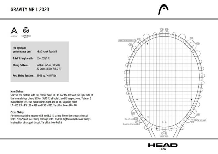 HEAD GRAVITY MP L 2023 - ZWART/BLAUW - Afbeelding 3