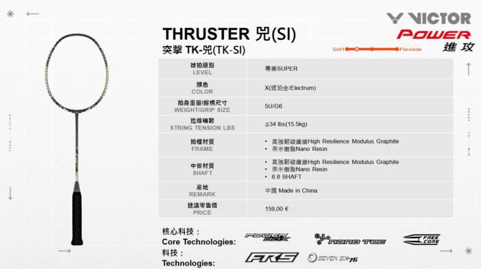 VICTOR THRUSTER SI (兕) X - ELECTRUM - Afbeelding 3