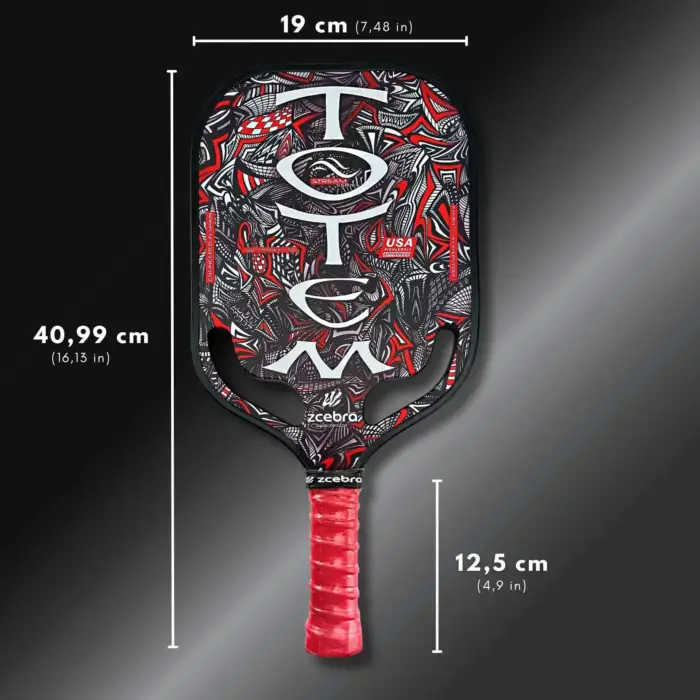 ZCEBRA TOTEM STREAM SERIES CARBON - ZWART / ROOD - Afbeelding 7