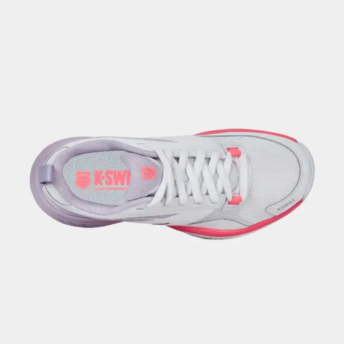 K-SWISS SPEEDEX CLAY-WHITE/ORCHID  PETAL/NEON BLAZ - Afbeelding 3