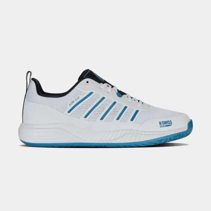 K SWISS ULTRA COURT PADEL - WHITE/BLACK/BLUE MOON - Afbeelding 6