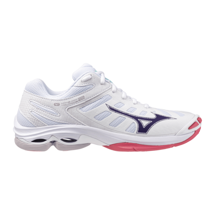 MIZUNO WAVE VOLTAGE 2 – WIT/VIOLET INDIGO - Afbeelding 2