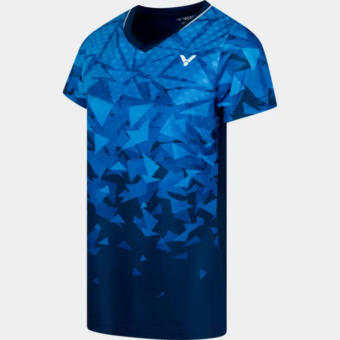 VICTOR SHIRT T-54100 B - BLAUW / ZWART - Afbeelding 3