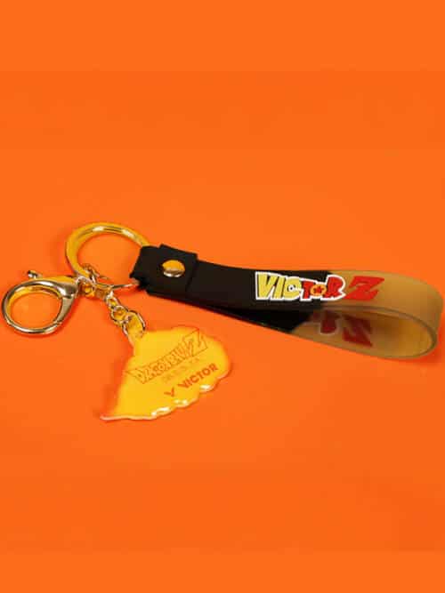 2 Stuks Badminton Sleutelhangers - Sport Charms Wit/Zilver Met Hars En Legering