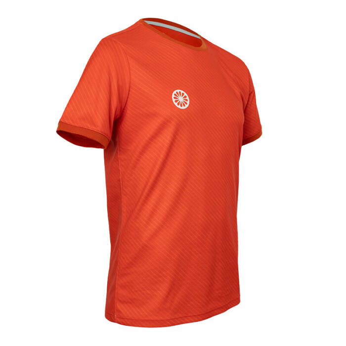 INDIAN MAHARADJA PIQUE PRINTED TEE – SUNSET ORANGE - Afbeelding 4