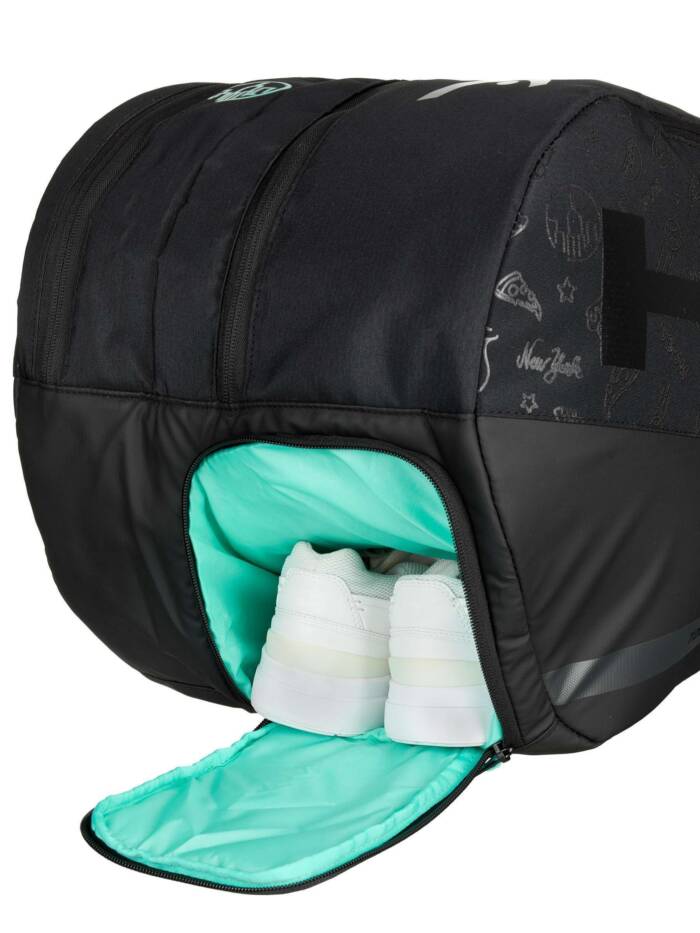HEAD TOUR RACKETBAG L NEON 2025 - ZWART - Afbeelding 4