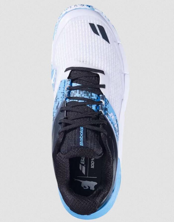 BABOLAT MOVEA 2 PADEL - WIT/CYAN BLUE - Afbeelding 4