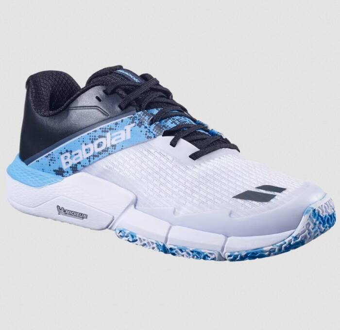 BABOLAT MOVEA 2 PADEL - WIT/CYAN BLUE - Afbeelding 5