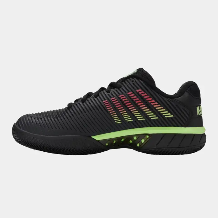 K-SWISS HYPERCOURT EXPRESS 2 CLAY - ZWART/NEON - Afbeelding 5