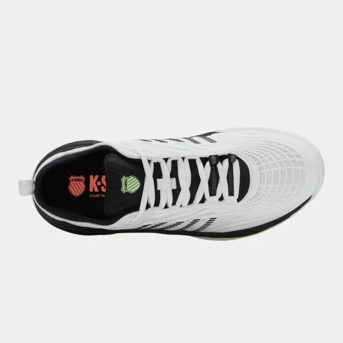 K-SWISS HYPERCOURT SUPREME 2 CLAY - WIT/ZWART/NEON - Afbeelding 5