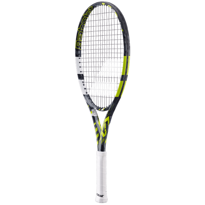 BABOLAT PURE AERO JR 25 - GRIJS/GEEL/WIT - Afbeelding 6