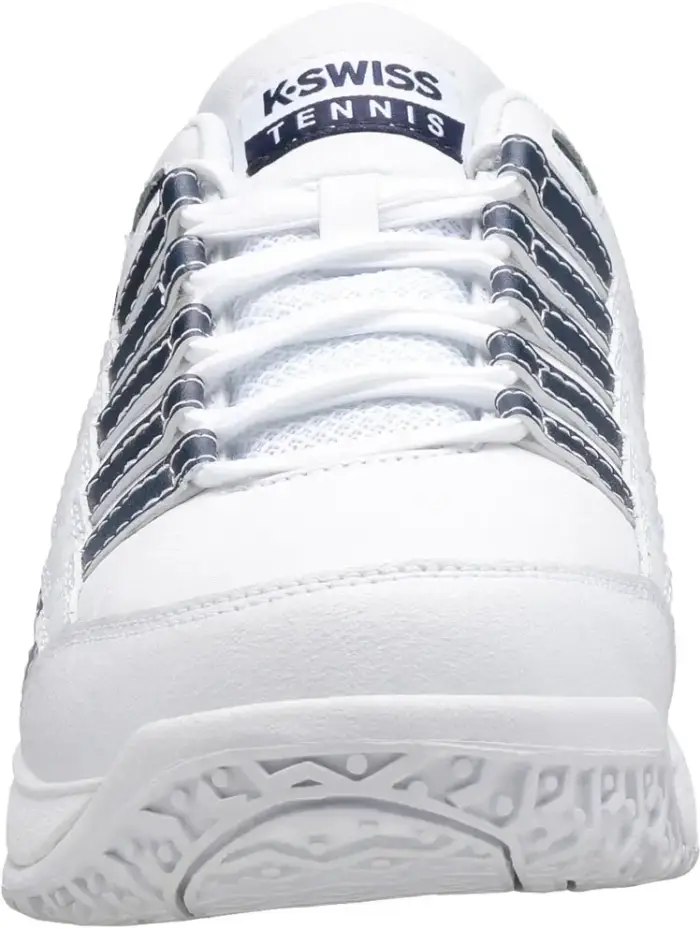 K SWISS COURT PRESTIR OMNI - HEREN - WIT/BLAUW - Afbeelding 4