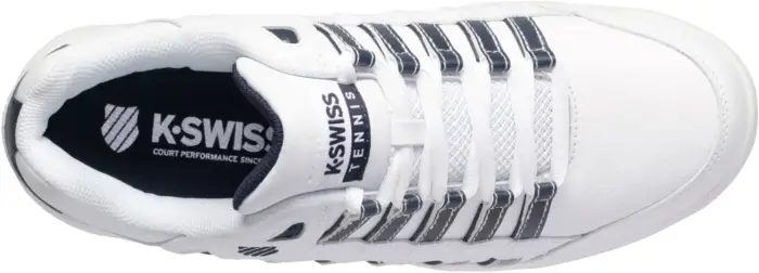 K SWISS COURT PRESTIR OMNI - HEREN - WIT/BLAUW - Afbeelding 5