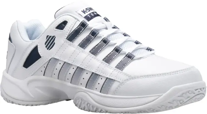 K SWISS COURT PRESTIR OMNI - HEREN - WIT/BLAUW - Afbeelding 6