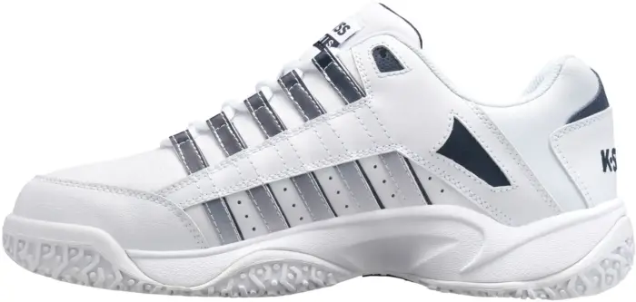 K SWISS COURT PRESTIR OMNI - HEREN - WIT/BLAUW - Afbeelding 7