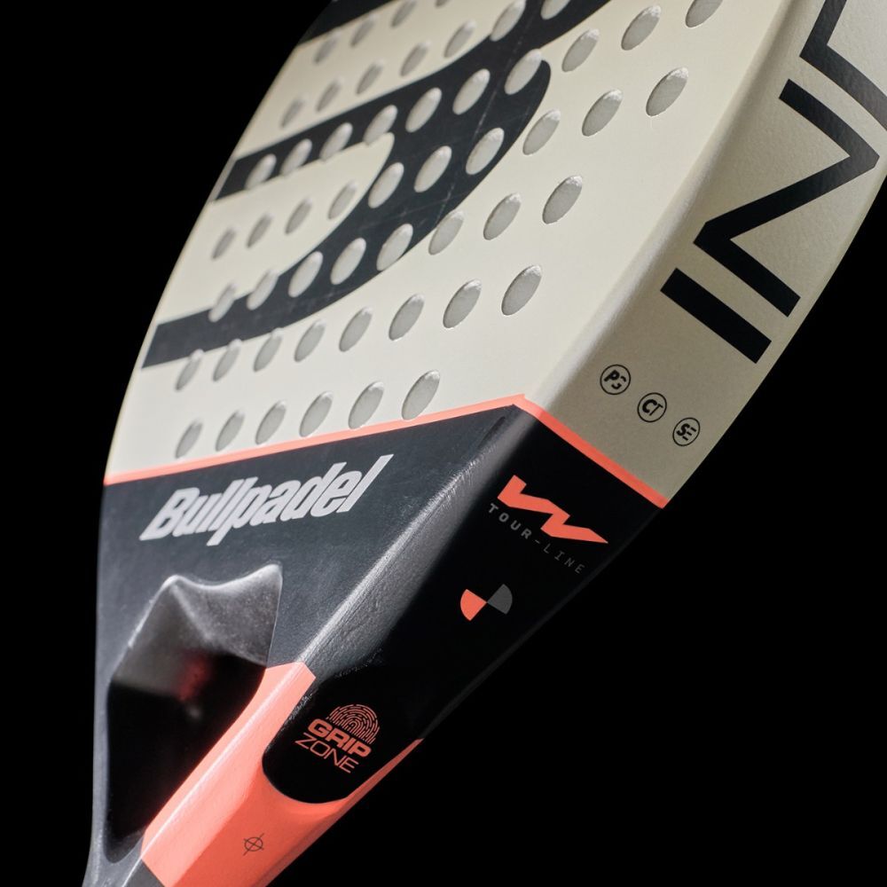 BULLPADEL INDIGA W 26 - WIT / ZWART / ORANJE - Afbeelding 3