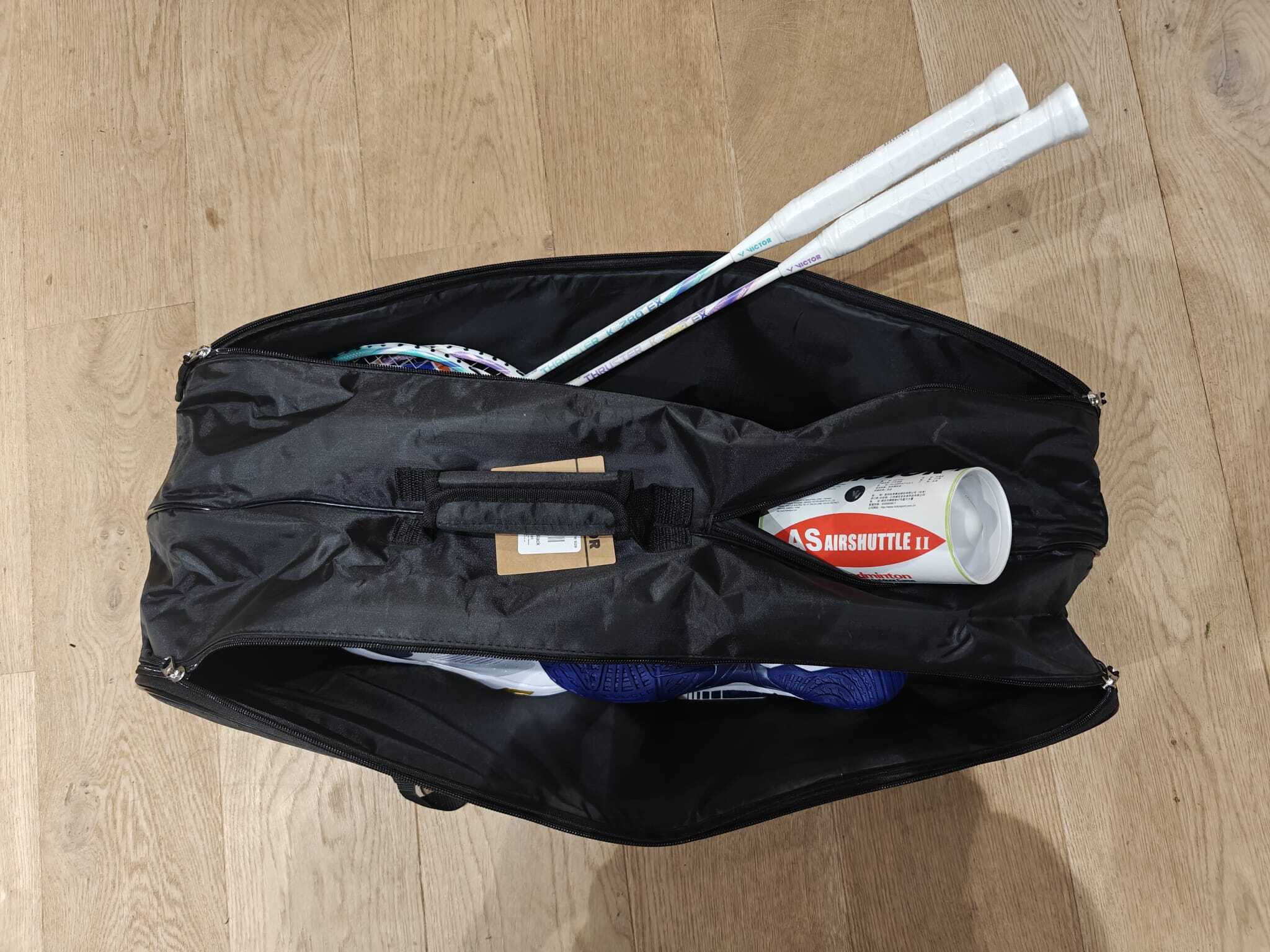 VICTOR DOUBLEBAG VIC190306 - ZWART/WIT - Afbeelding 5