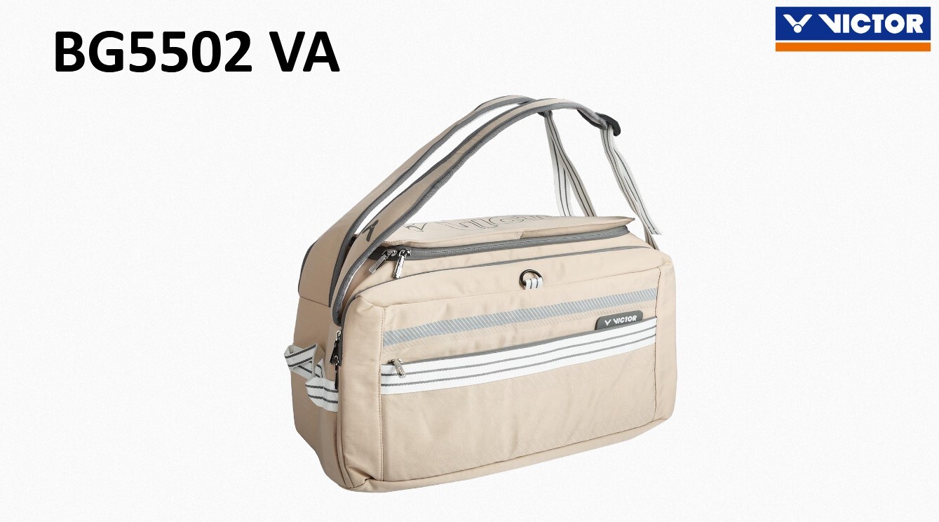 VICTOR TRAVEL BAG BG5502 - SILVER LINING / BEIGE - Afbeelding 2