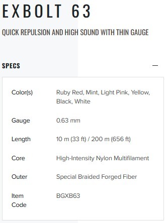 YONEX EXBOLT 63 - ZWART - SET 10M - Afbeelding 4
