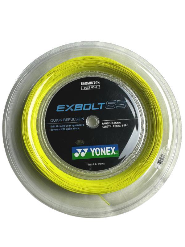 YONEX EXBOLT 65 - GEEL - SET 10M