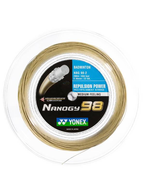 YONEX NANOGY 98 - COSMIC GOLD - COIL 200M