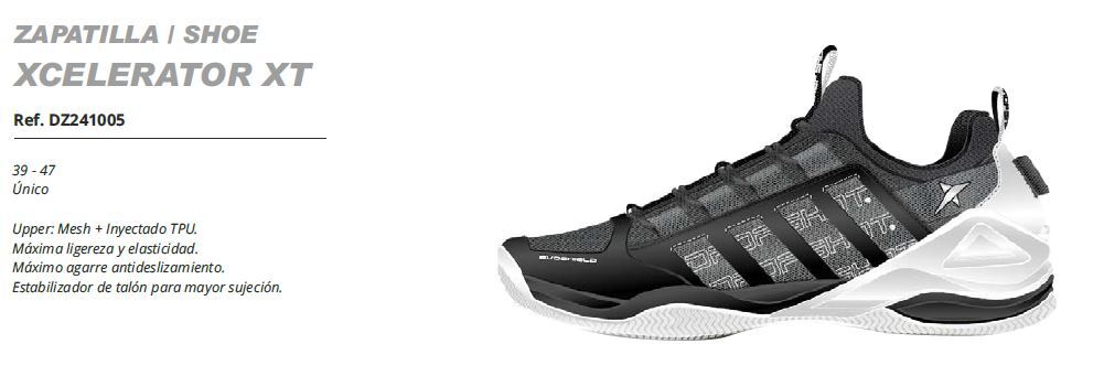 DROP SHOT XCELERATOR XT - ZWART/WIT (Showmodel) - Afbeelding 3