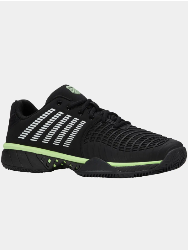 K-SWISS EXPRESS LIGHT 3 CLAY - ZWART/NEON GREEN