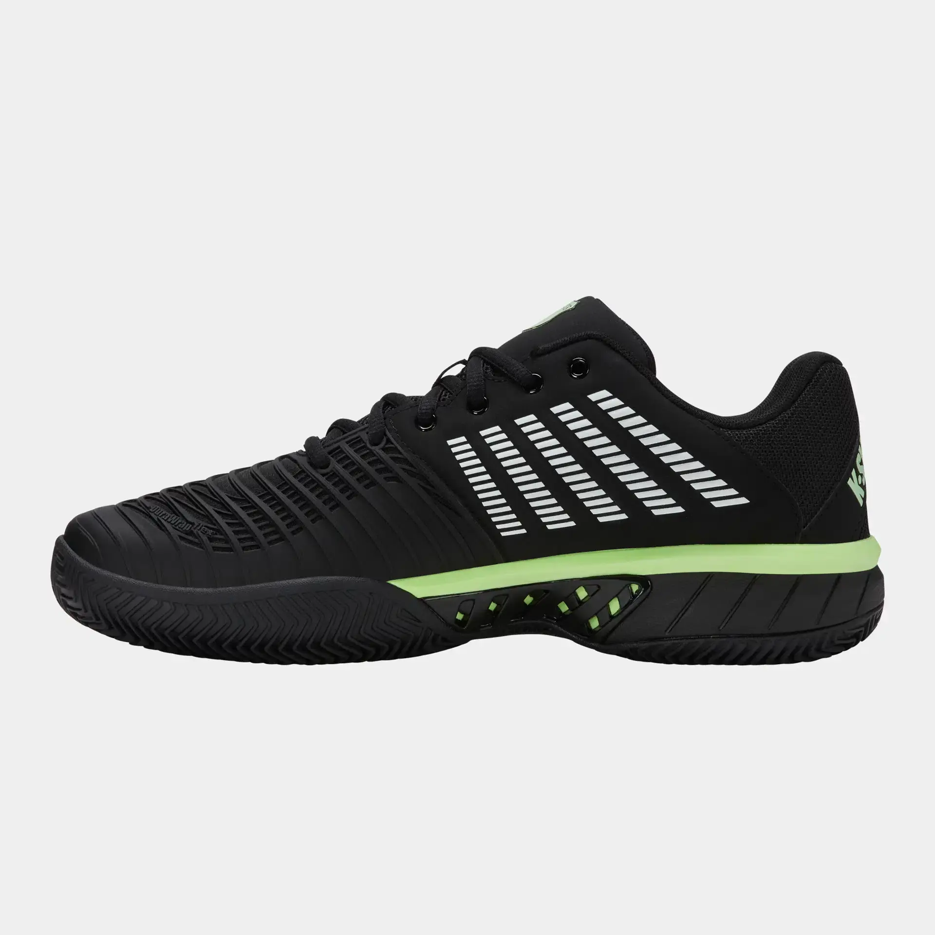 K-SWISS EXPRESS LIGHT 3 CLAY - ZWART/NEON GREEN - Afbeelding 5