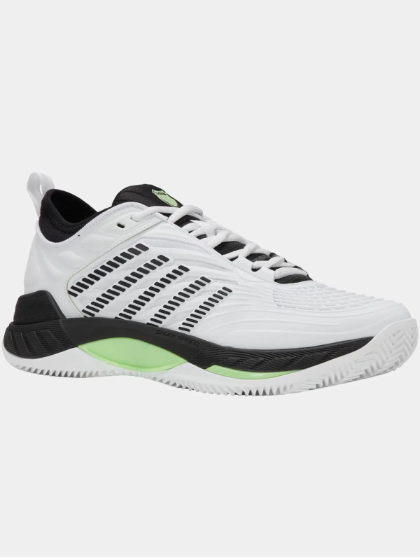 K-SWISS HYPERCOURT SUPREME 2 CLAY - WIT/ZWART/NEON