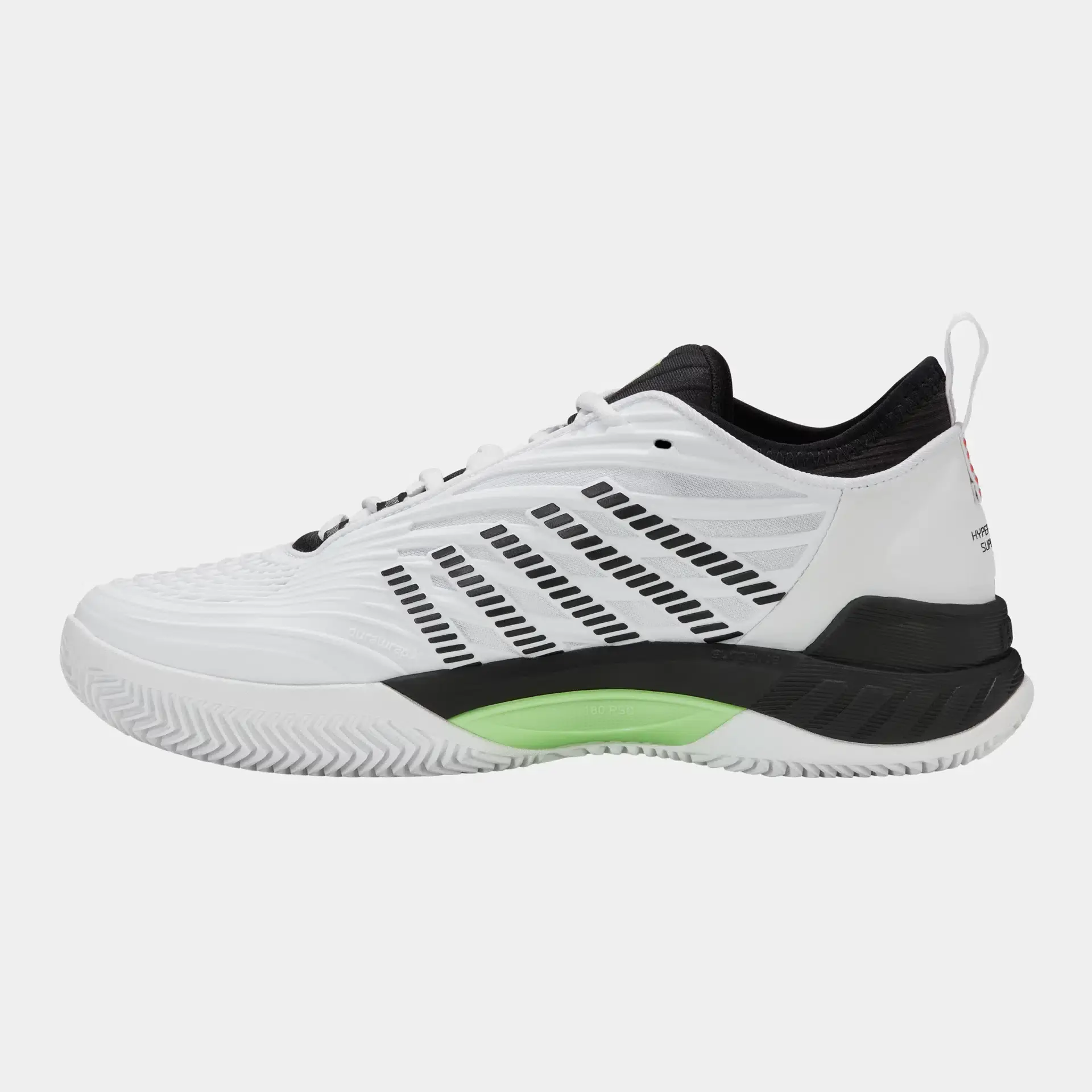 K-SWISS HYPERCOURT SUPREME 2 CLAY - WIT/ZWART/NEON - Afbeelding 3