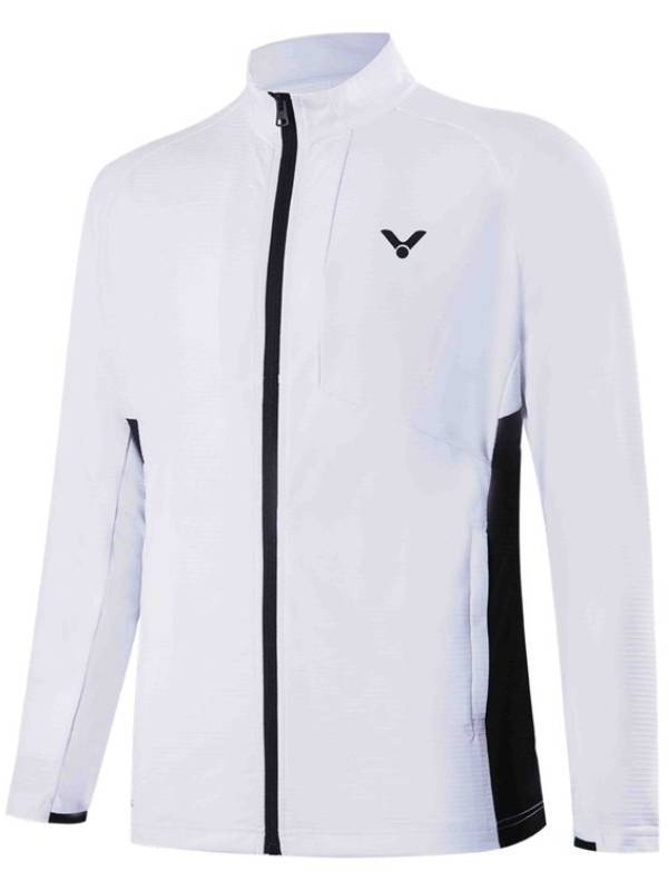 VICTOR JACKET J-30602 A - WIT/ZWART