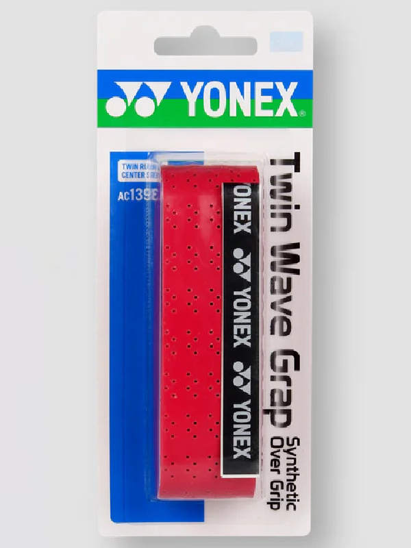 YONEX TWIN WAVE GRAP AC139 - ROOD - Afbeelding 2