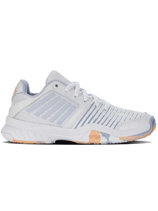 K-SWISS COURT EXPRESS OMNI - WHITE/PEACH FUZZ