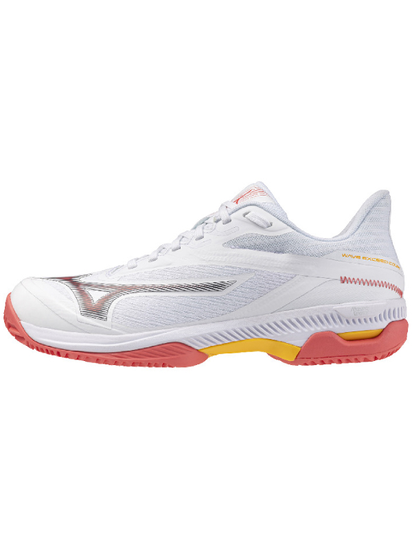 MIZUNO WAVE EXCEED COURT CC - WIT/CORAL
