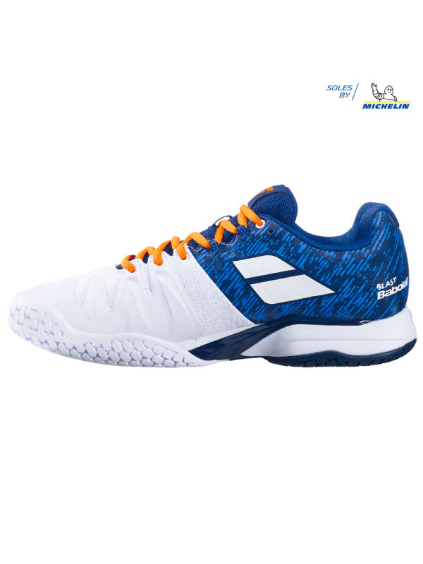 BABOLAT PROPULSE BLAST ALL COURT MEN - WIT/BLAUW - Afbeelding 5