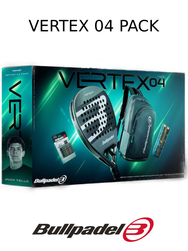 BULLPADEL VERTEX 04 COMFORT PACK - GRIJS / ZWART