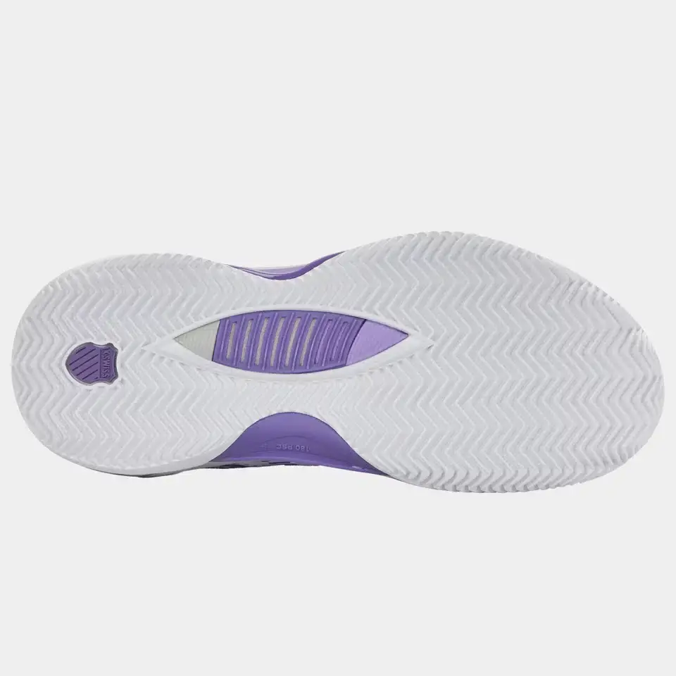 K-SWISS HYPERCOURT SUPREME 2 CLAY- WIT/PAARS - Afbeelding 4