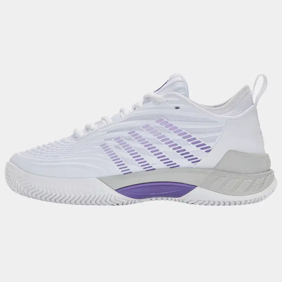 K-SWISS HYPERCOURT SUPREME 2 CLAY- WIT/PAARS - Afbeelding 6