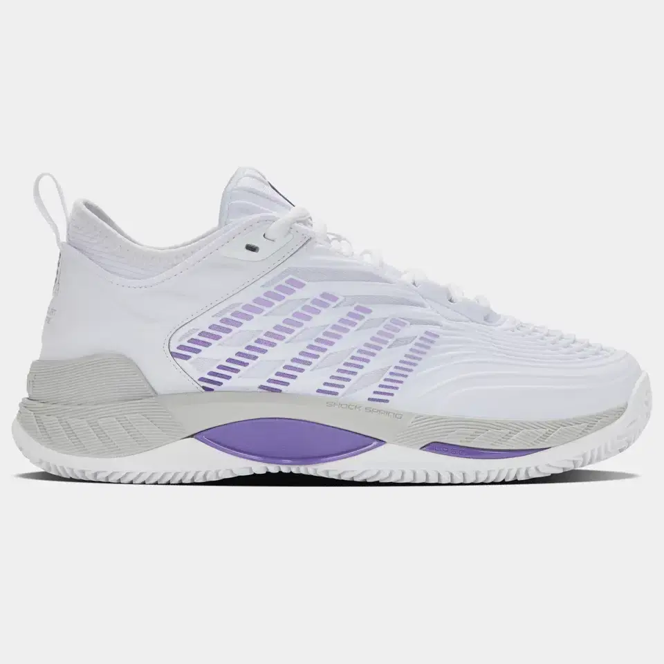 K-SWISS HYPERCOURT SUPREME 2 CLAY- WIT/PAARS - Afbeelding 7