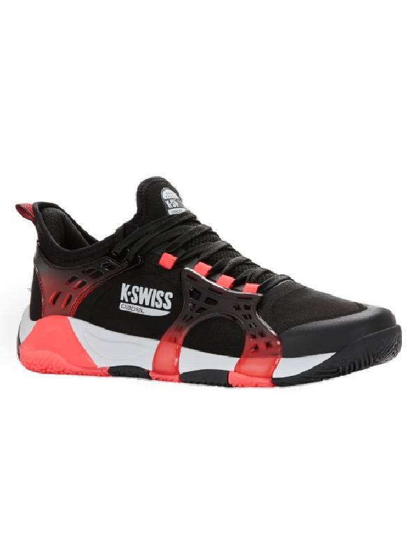 K-SWISS K-FRAME PADEL- ZWART/ROOD