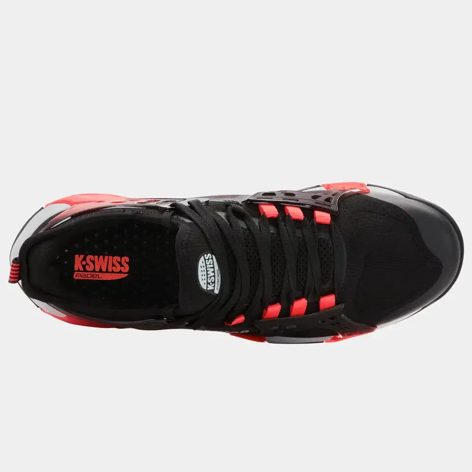 K-SWISS K-FRAME PADEL- ZWART/ROOD - Afbeelding 3