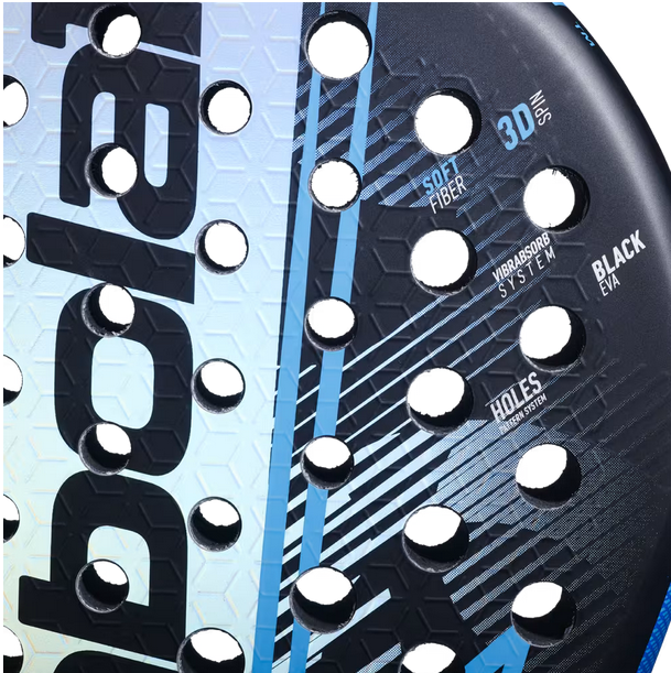 BABOLAT AIR VERTUO 2.6 - ZWART/BLAUW - Afbeelding 5