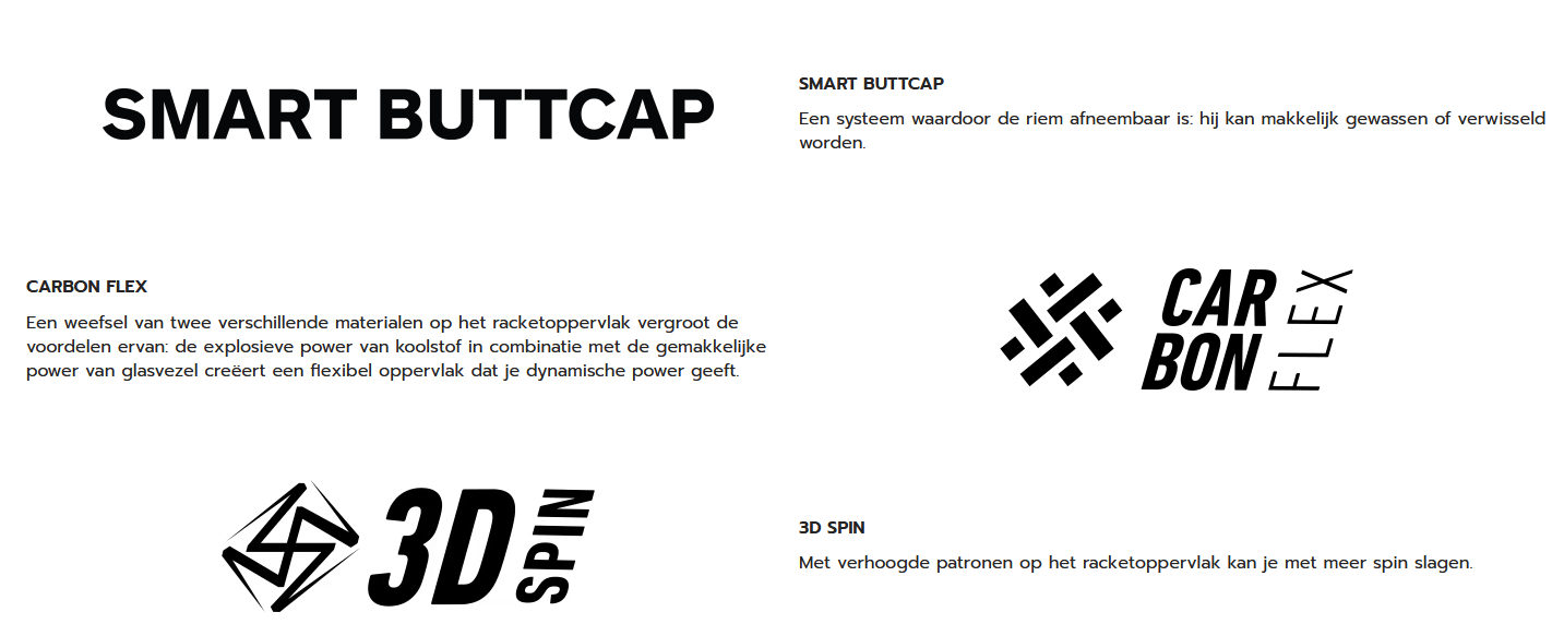 BABOLAT COUNTER VERON 2.6 - ZWART/GEEL - Afbeelding 6