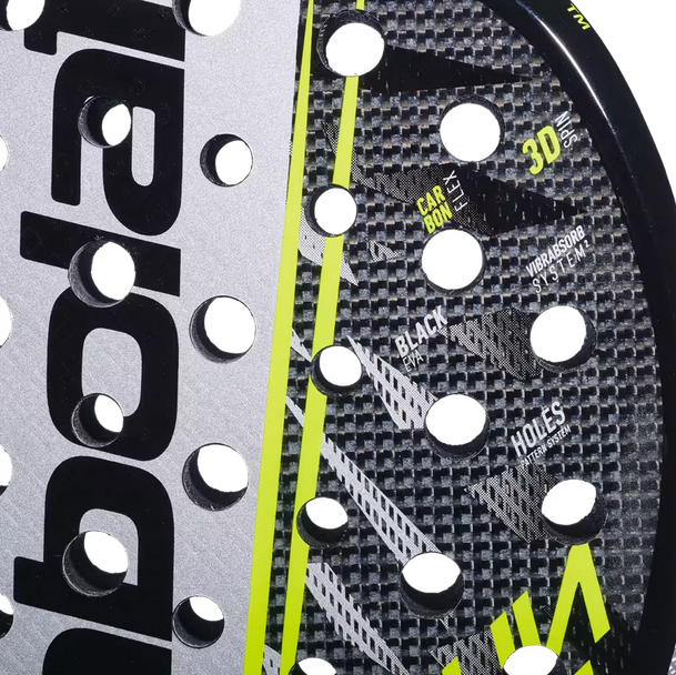 BABOLAT COUNTER VERON 2.6 - ZWART/GEEL - Afbeelding 3