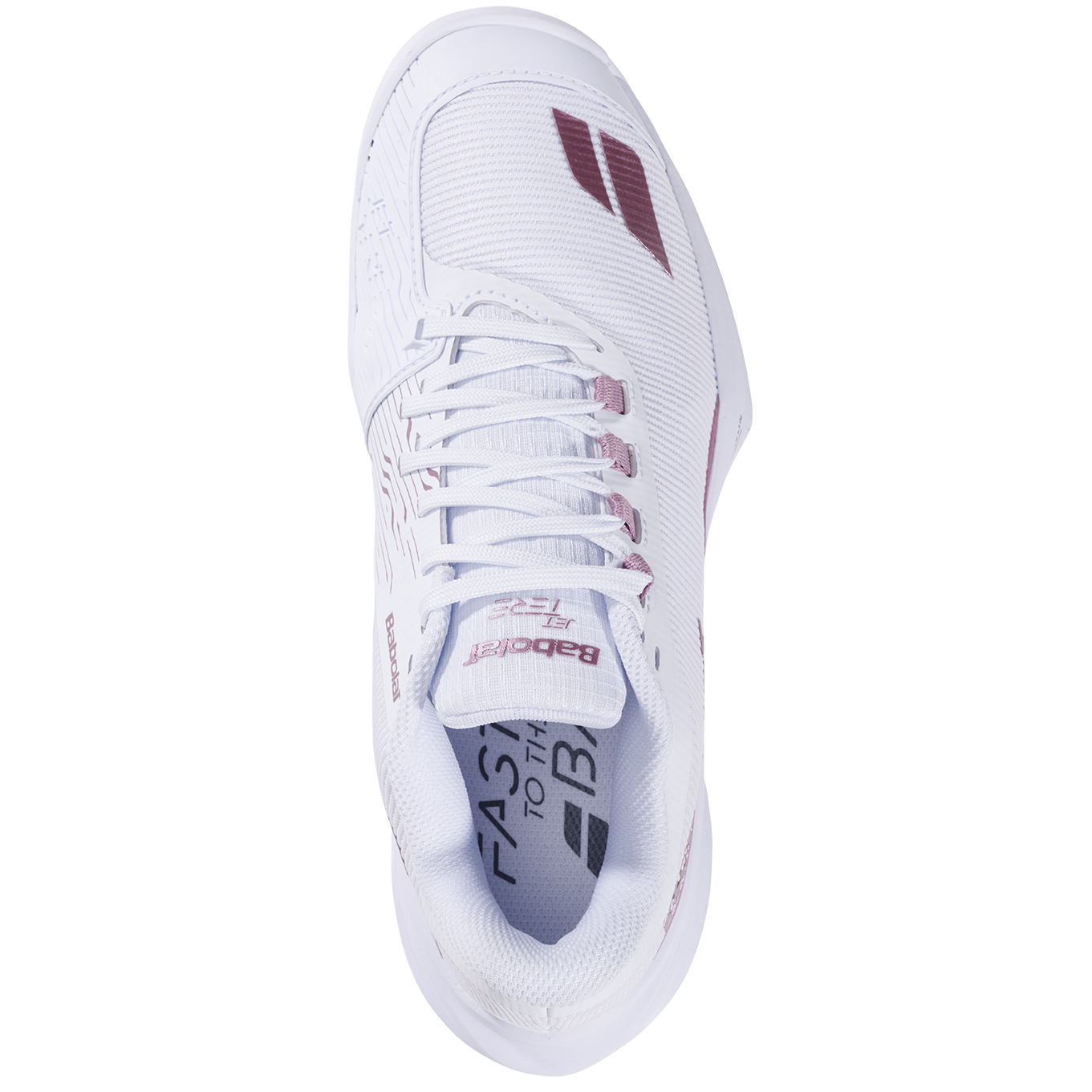 BABOLAT JET TERE 2 CLAY - WHITE/GOLD PINK - Afbeelding 3