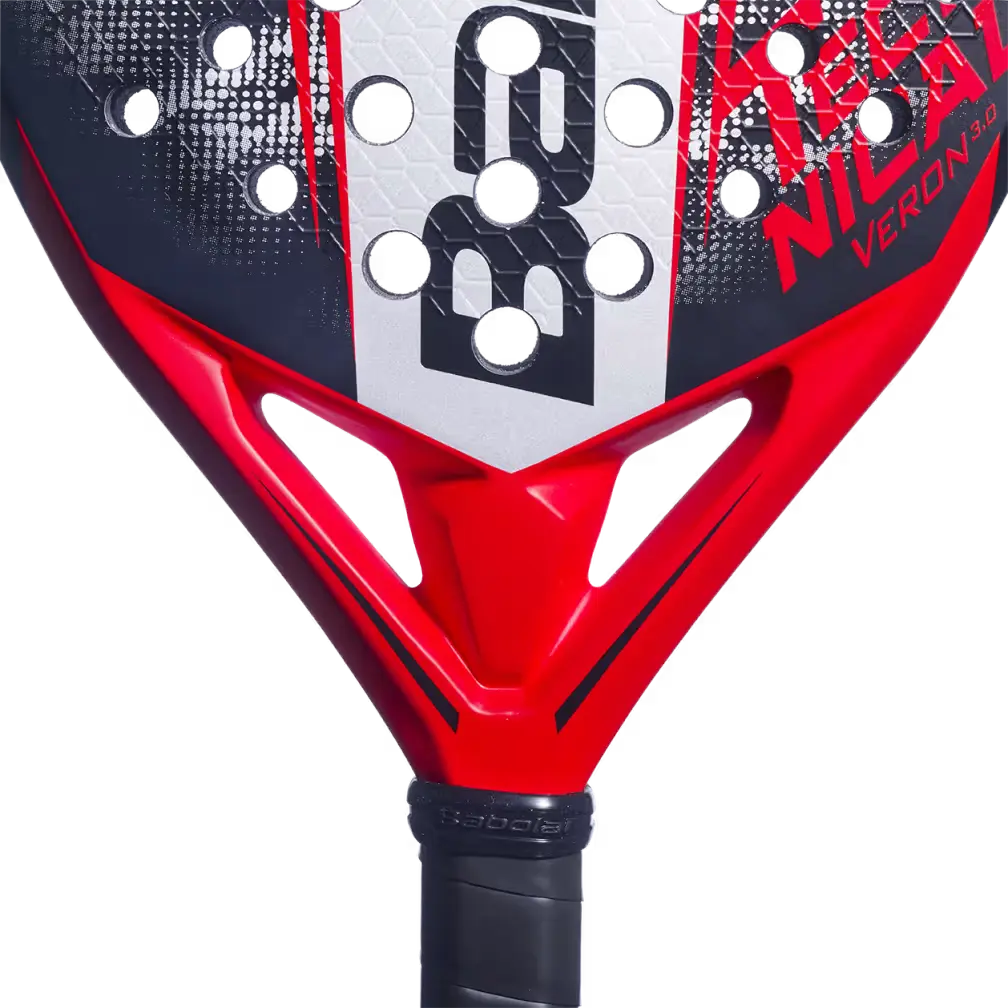 BABOLAT TECHNICAL VERON 3.0 - ZWART/ROOD - Afbeelding 4