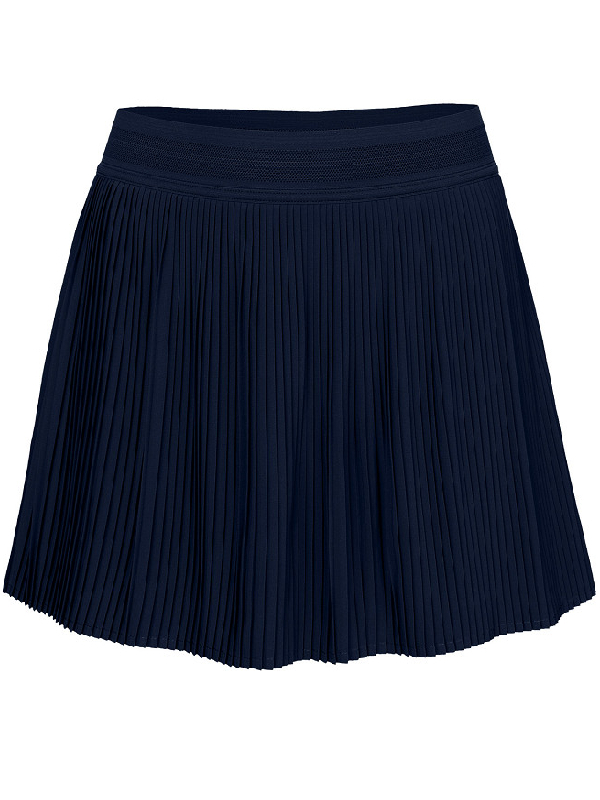 INDIAN MAHARADJA FINE PLEATED SKIRT – NIGHT BLUE