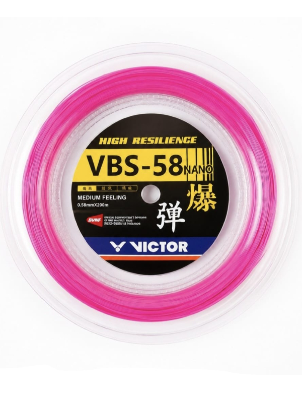 VICTOR VBS 58 NANO - PINK - COIL 200M