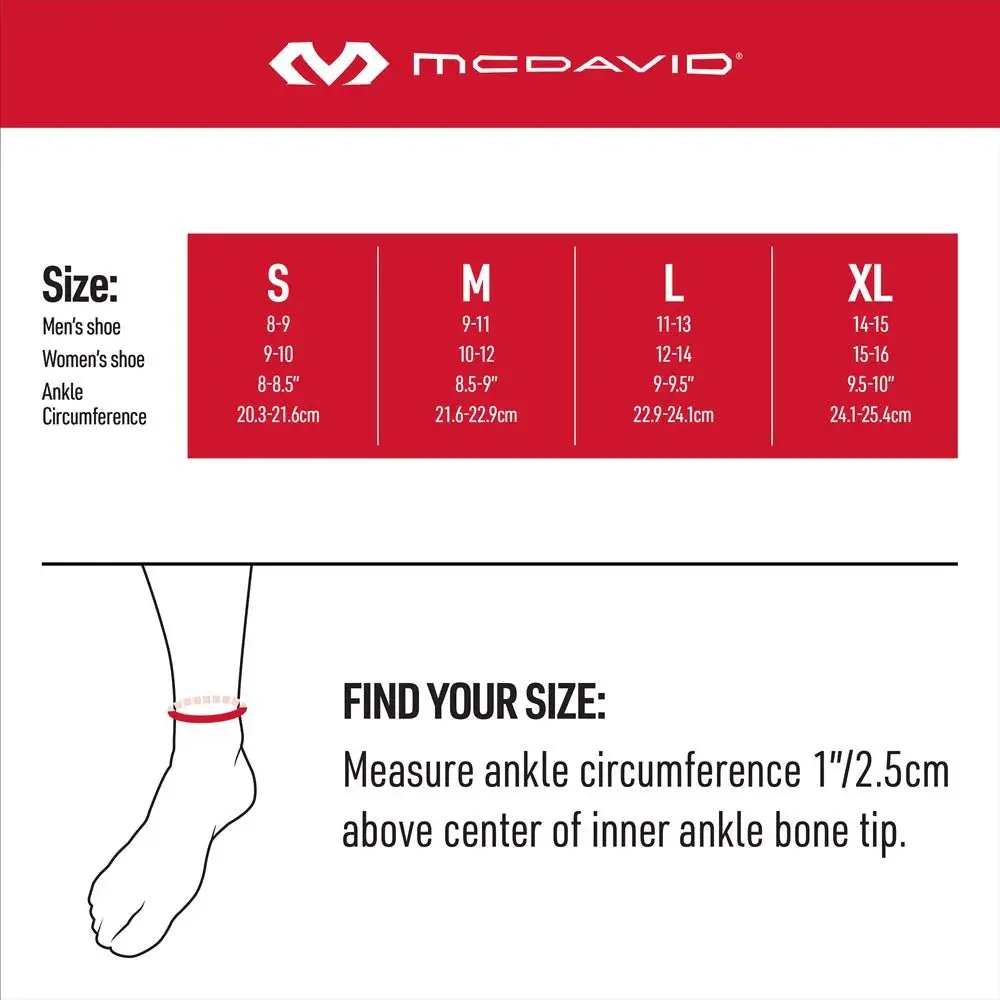 MCDAVID ELASTISCHE ENKELBRACE – ENKELSLEEVE - Afbeelding 4
