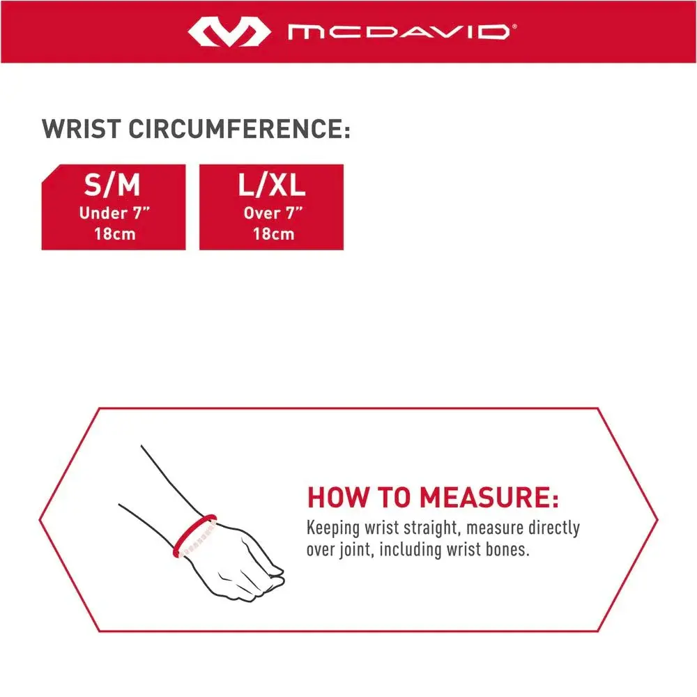 MCDAVID SPORT POLSBRACE – VERSTELBAAR ELASTISCH - Afbeelding 6